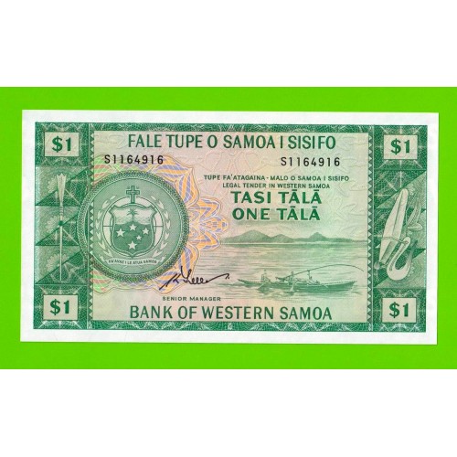 Самоа (Западное Самоа) - 1 тала - 1967 (2020) - UNC!!!