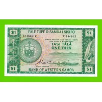 Самоа (Западное Самоа) - 1 тала - 1967 (2020) - UNC!!!