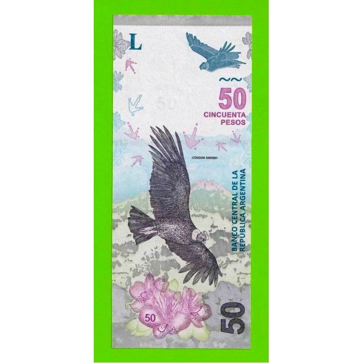 Аргентина - 50 песо - 2018 - UNC!!!