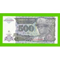 Заир - 500 новых заире - 1994 - UNC!!!