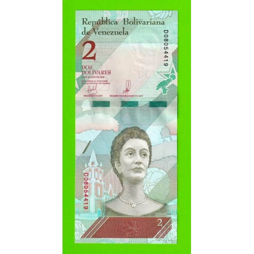 Венесуэла - 2 боливара - 2018 - UNC!!!