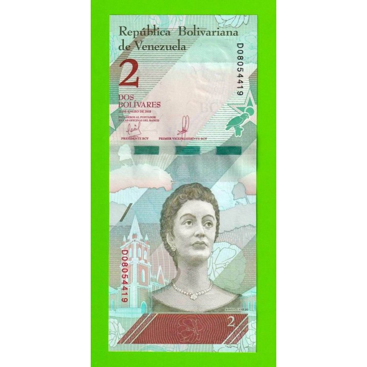 Венесуэла - 2 боливара - 2018 - UNC!!!
