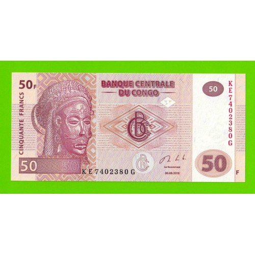 Конго - 50 франков - 2013 - UNC!!!