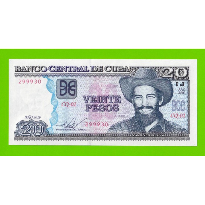 Куба - 20 песо - 2016 - UNC!!!