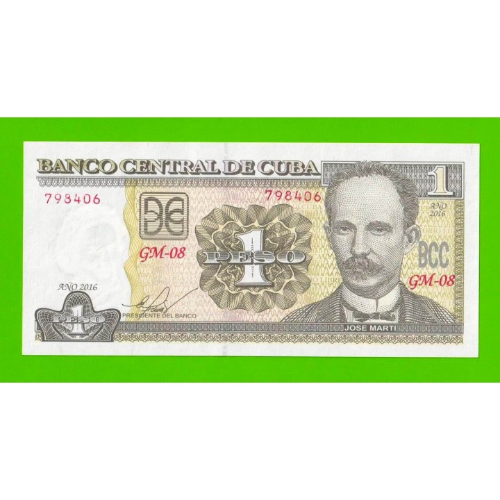 Куба - 1 песо - 2016 - UNC!!!
