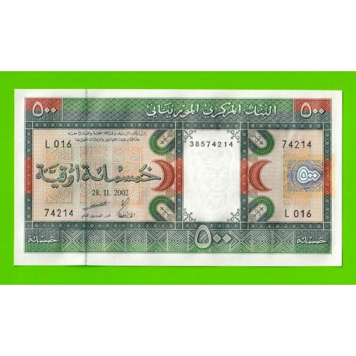 Мавритания - 500 угий - 2002 - UNC!!!