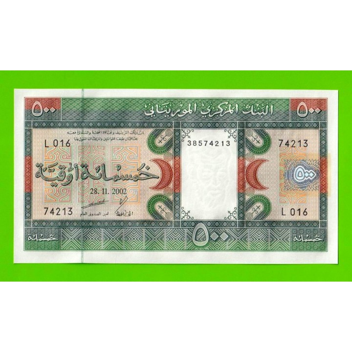 Мавритания - 500 угий - 2002 - UNC!!!