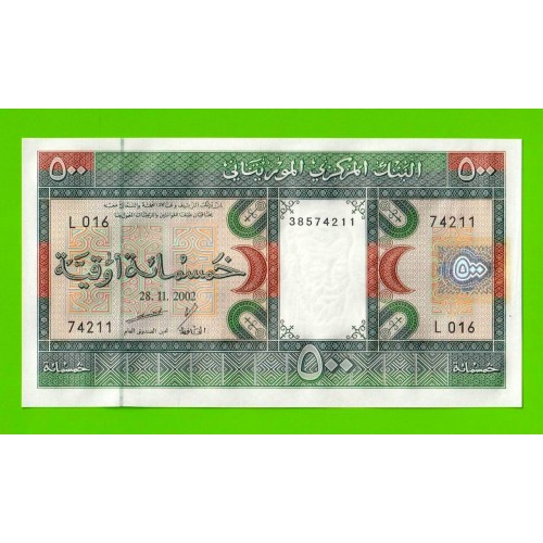 Мавритания - 500 угий - 2002 - UNC!!!