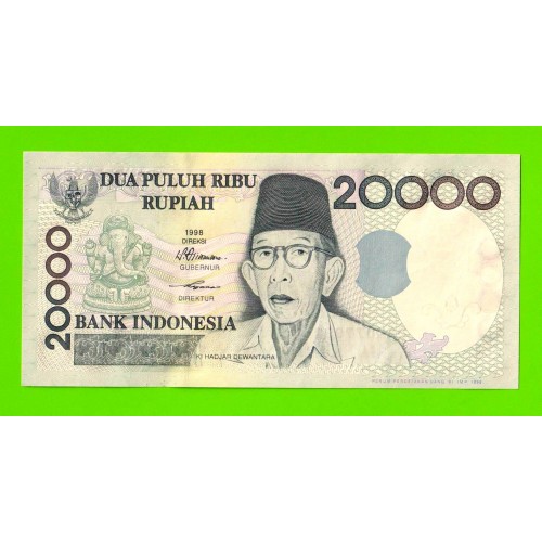 Индонезия - 20000 рупий - 1998 (1998) - UNC!!!