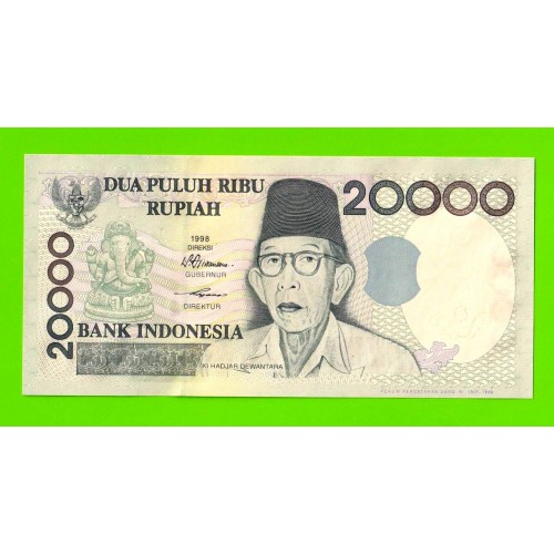 Индонезия - 20000 рупий - 1998 (1998) - UNC!!!