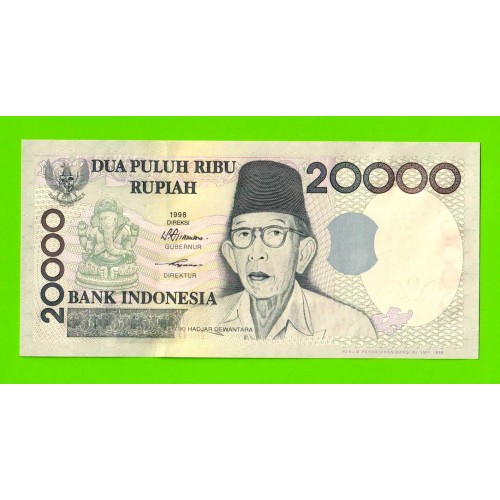 Индонезия - 20000 рупий - 1998 (1998) - UNC!!!