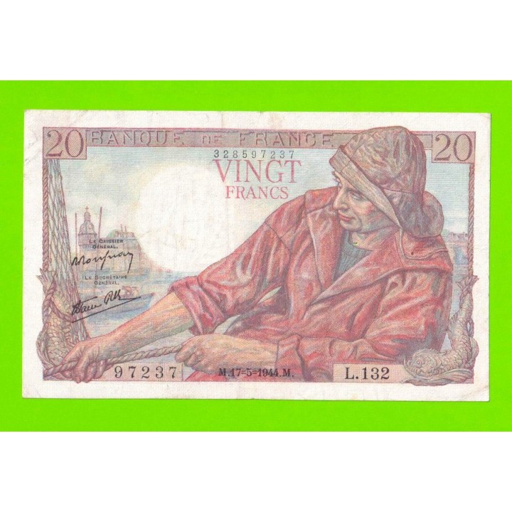 Франция - 20 франков - 1944