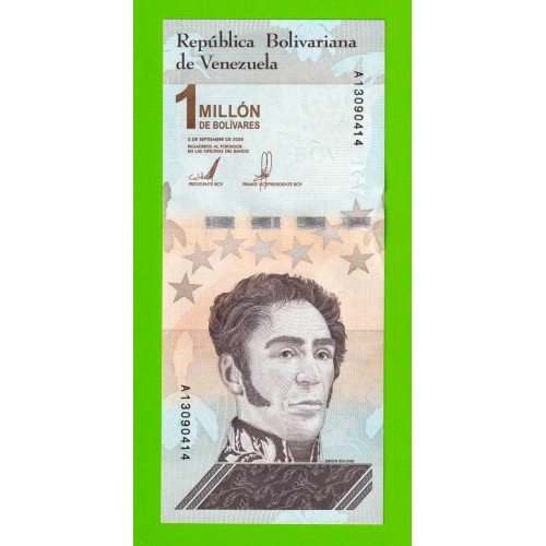 Венесуэла - 1000000 / 1 миллион боливаров - 2020 (A) - UNC!!!