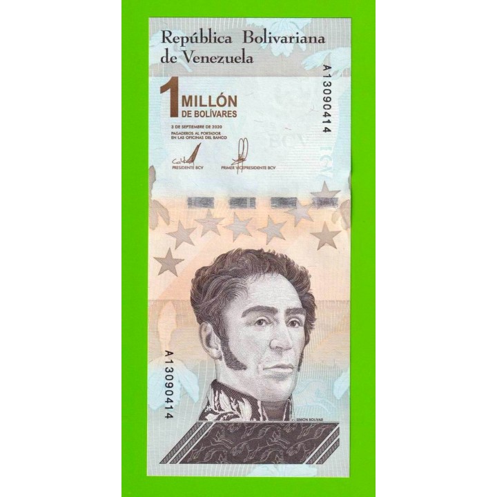 Венесуэла - 1000000 / 1 миллион боливаров - 2020 (A) - UNC!!!