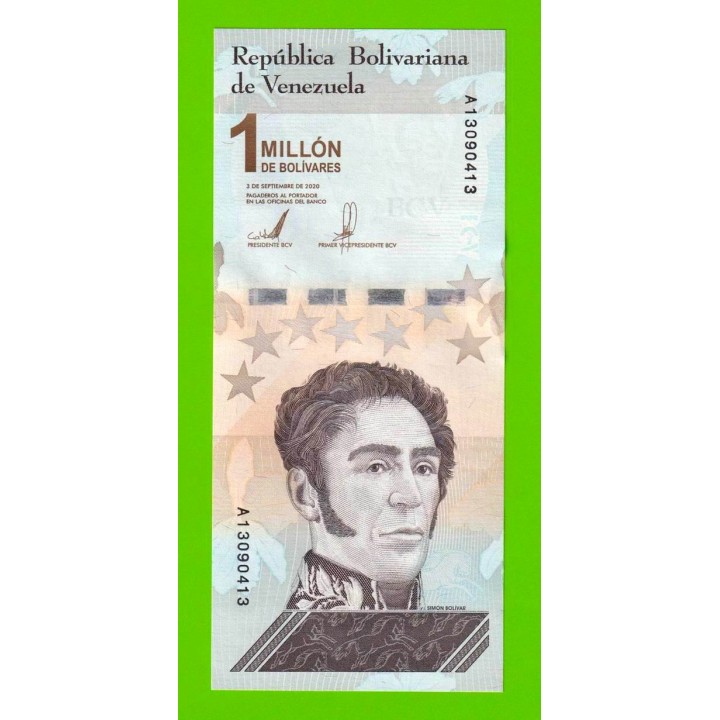 Венесуэла - 1000000 / 1 миллион боливаров - 2020 (A) - UNC!!!