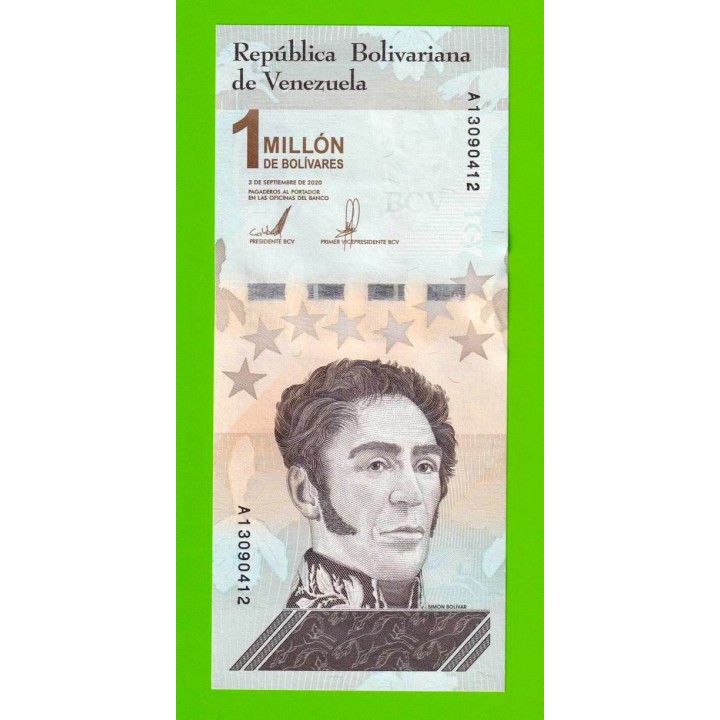 Венесуэла - 1000000 / 1 миллион боливаров - 2020 (A) - UNC!!!