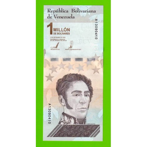 Венесуэла - 1000000 / 1 миллион боливаров - 2020 (A) - UNC!!!