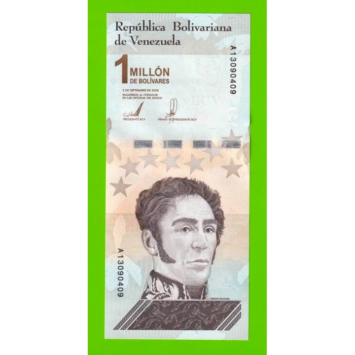 Венесуэла - 1000000 / 1 миллион боливаров - 2020 (A) - UNC!!!