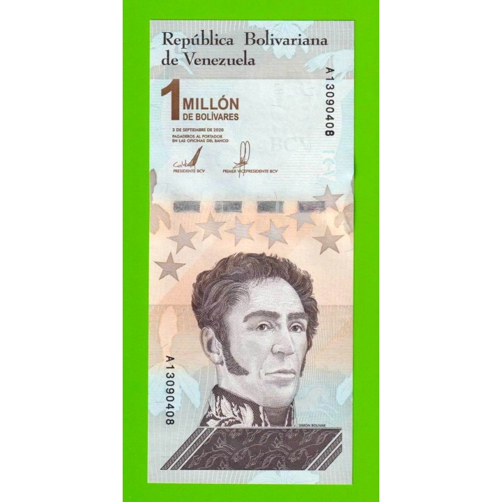 Венесуэла - 1000000 / 1 миллион боливаров - 2020 (A) - UNC!!!