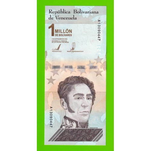 Венесуэла - 1000000 / 1 миллион боливаров - 2020 (A) - UNC!!!