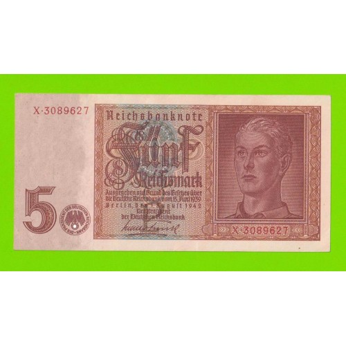 Германия - 5 марок - 1942 (V)