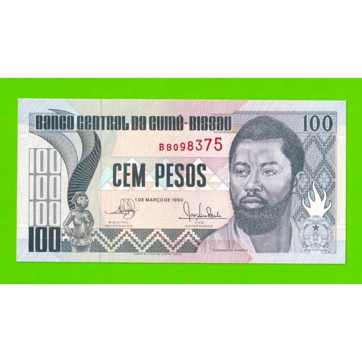 Гвинея-Бисау - 100 песо - 1990 (BB) - UNC!!!