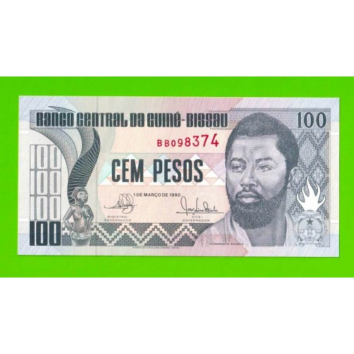 Гвинея-Бисау - 100 песо - 1990 (BB) - UNC!!!