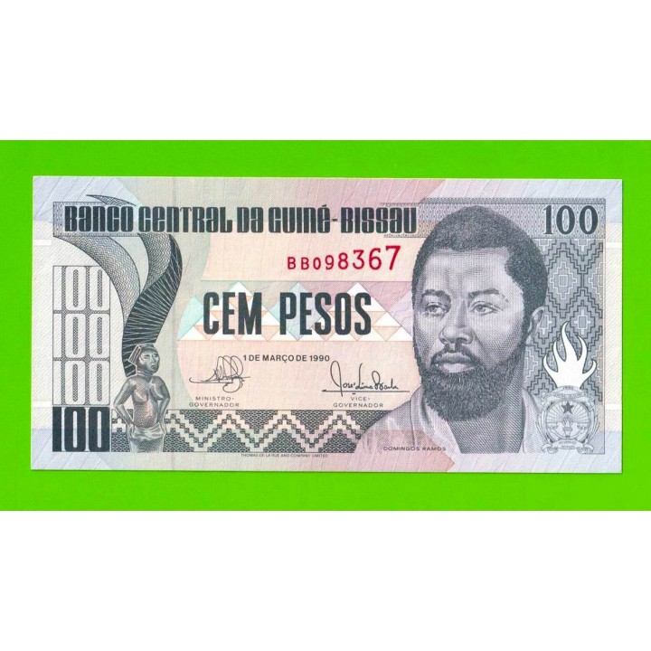 Гвинея-Бисау - 100 песо - 1990 (BB) - UNC!!!