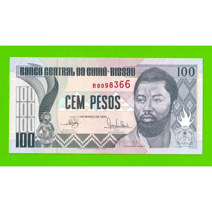 Гвинея-Бисау - 100 песо - 1990 (BB) - UNC!!!
