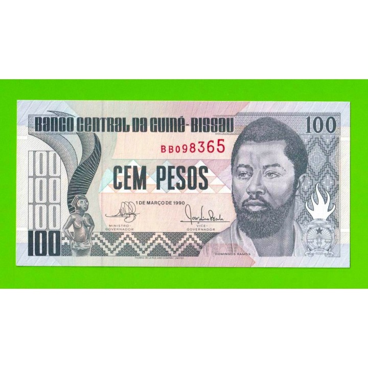 Гвинея-Бисау - 100 песо - 1990 (BB) - UNC!!!