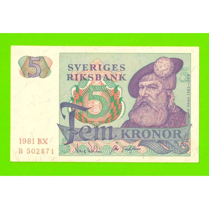 Швеция - 5 крон - 1981