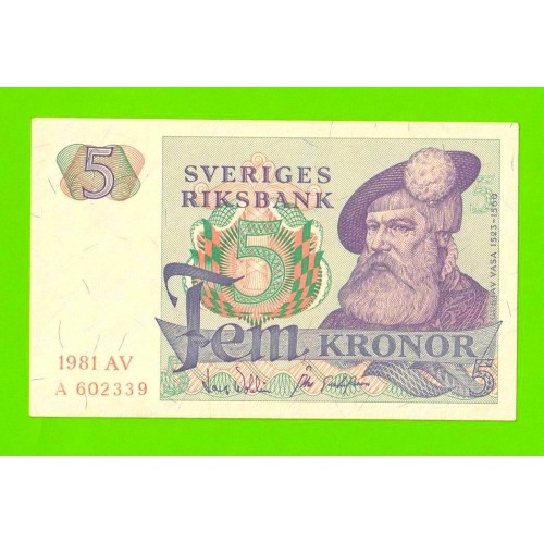 Швеция - 5 крон - 1981