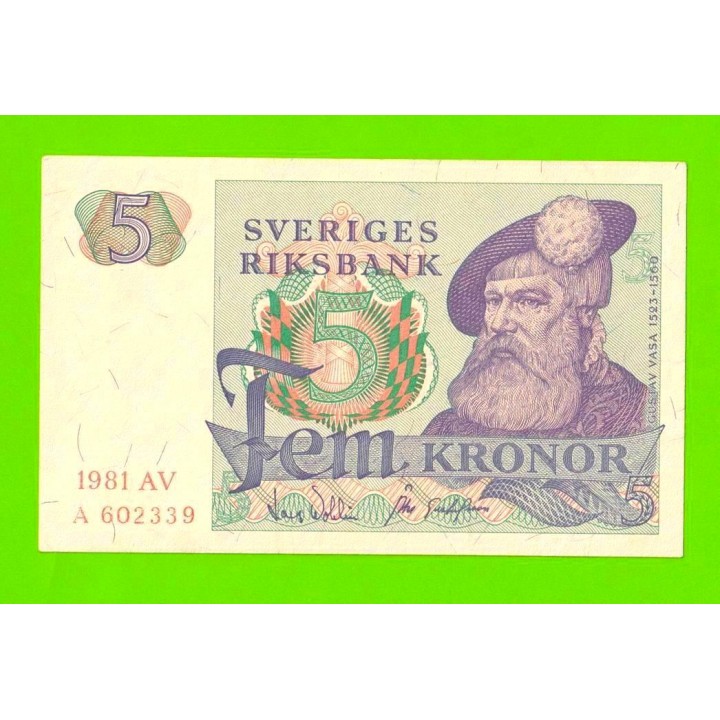 Швеция - 5 крон - 1981
