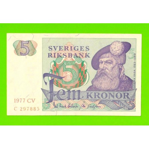 Швеция - 5 крон - 1977