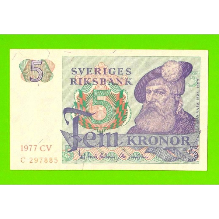 Швеция - 5 крон - 1977