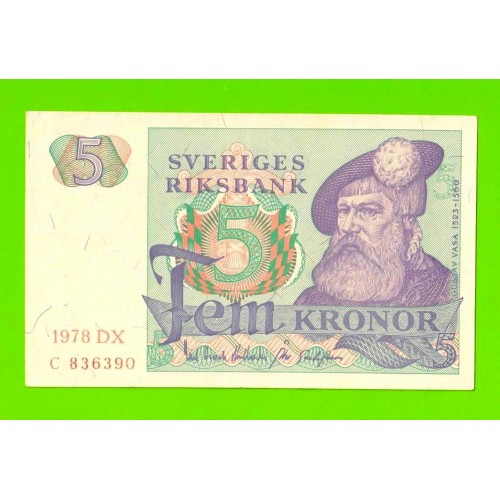 Швеция - 5 крон - 1978