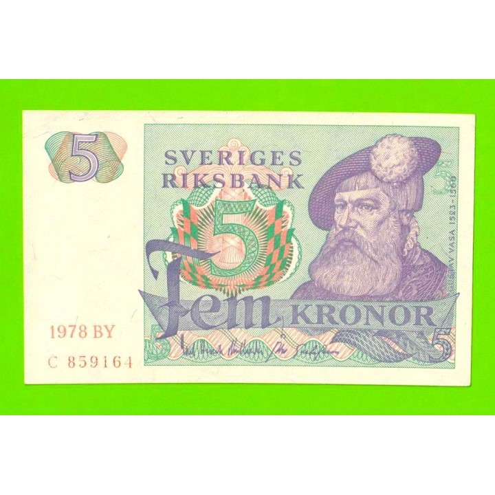 Швеция - 5 крон - 1978