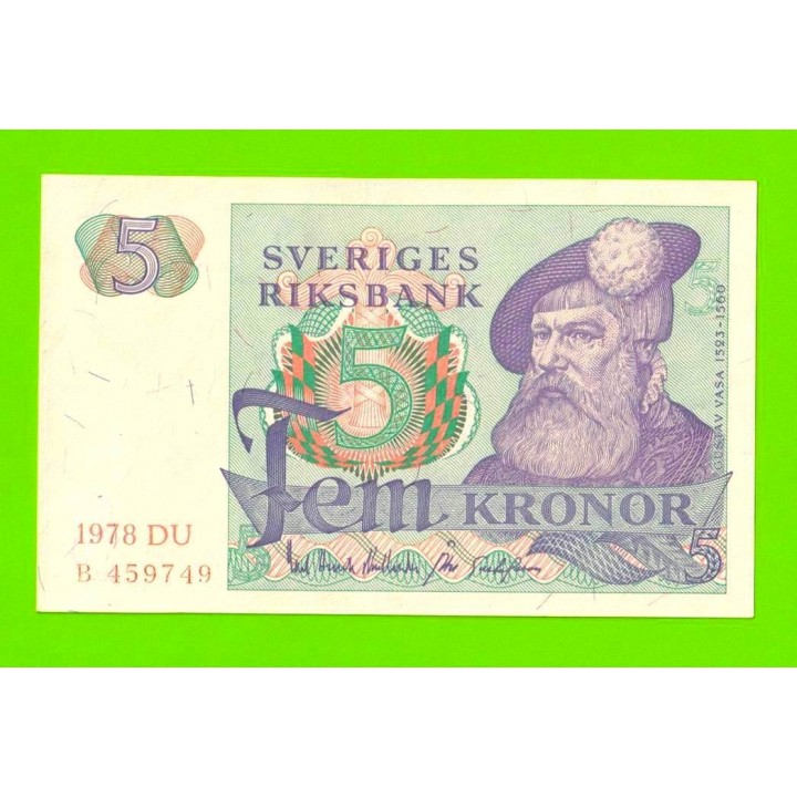 Швеция - 5 крон - 1978