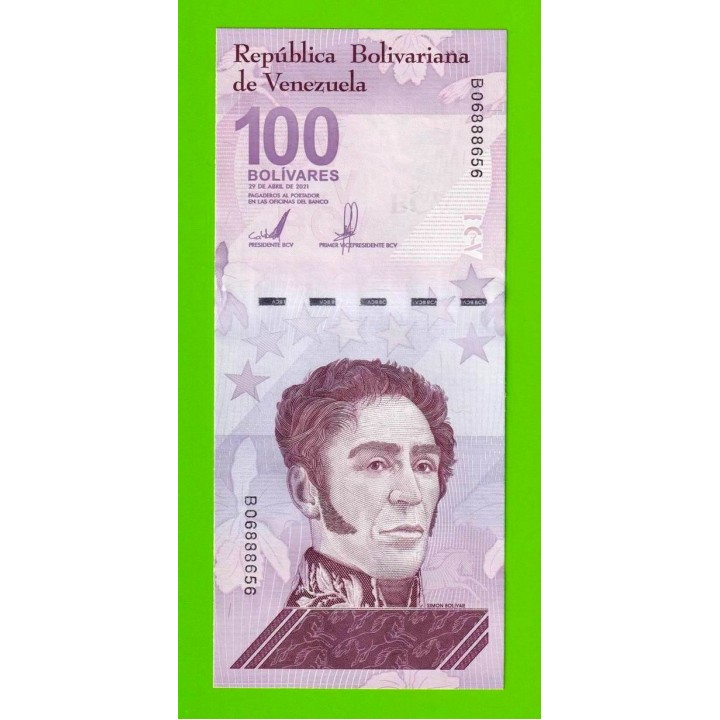 Венесуэла - 100 боливаров - 2021 (B) - UNC!!!