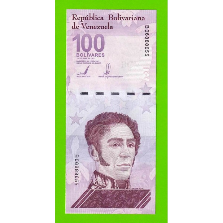 Венесуэла - 100 боливаров - 2021 (B) - UNC!!!