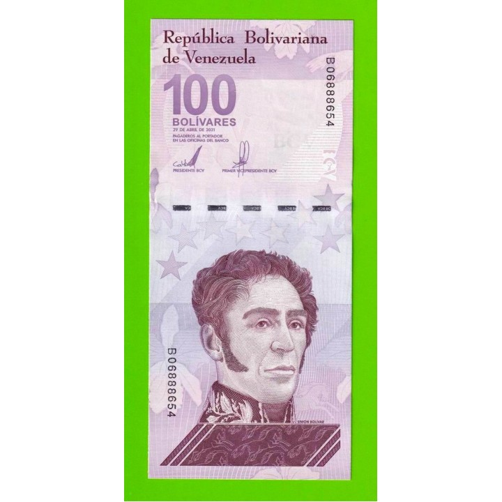 Венесуэла - 100 боливаров - 2021 (B) - UNC!!!