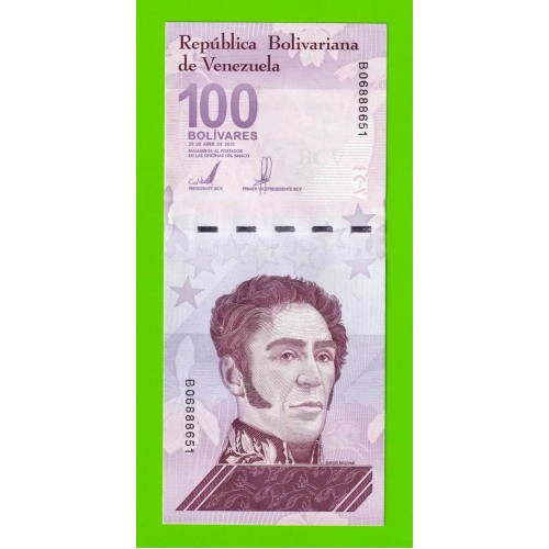 Венесуэла - 100 боливаров - 2021 (B) - UNC!!!