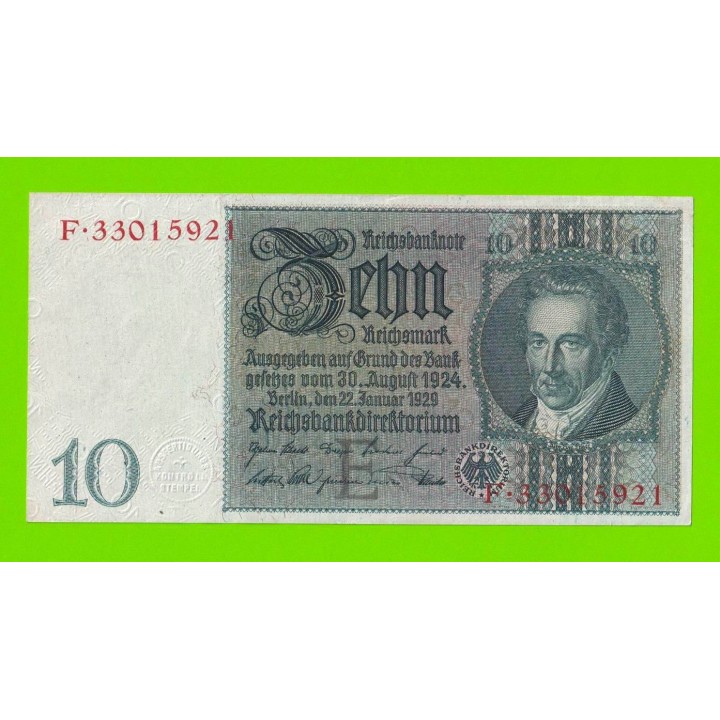 Германия - 10 марок - 1929 - XF!!!