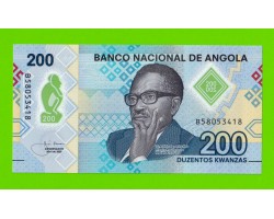 Ангола - 200 кванза - 2020 (B) - Полимер - UNC!!!