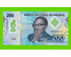 Ангола - 200 кванза - 2020 (B) - Полимер - UNC!!!