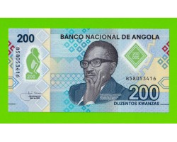 Ангола - 200 кванза - 2020 (B) - Полимер - UNC!!!