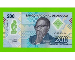 Ангола - 200 кванза - 2020 (B) - Полимер - UNC!!!