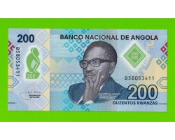 Ангола - 200 кванза - 2020 (B) - Полимер - UNC!!!