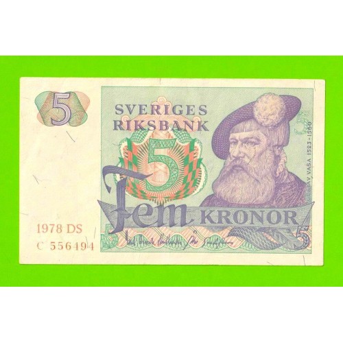 Швеция - 5 крон - 1978
