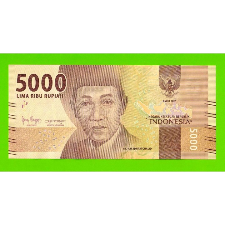 Индонезия - 5000 рупий - 2016 (2019) - UNC!!!
